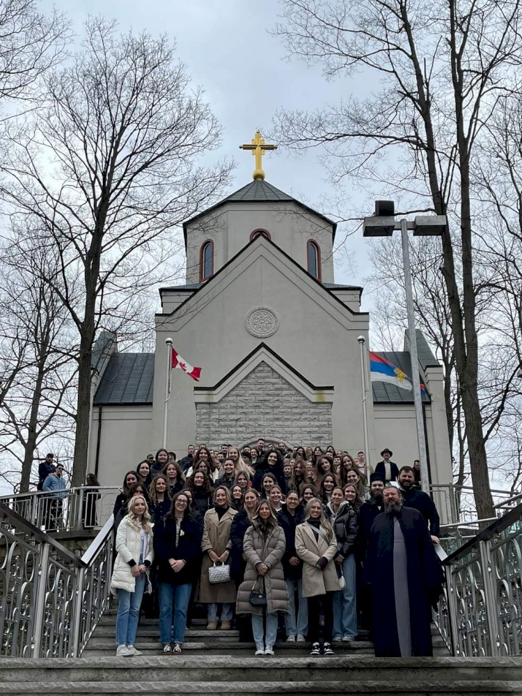 The first young adult retreat at Holy Transfiguration Monastery in Milton, Ontario