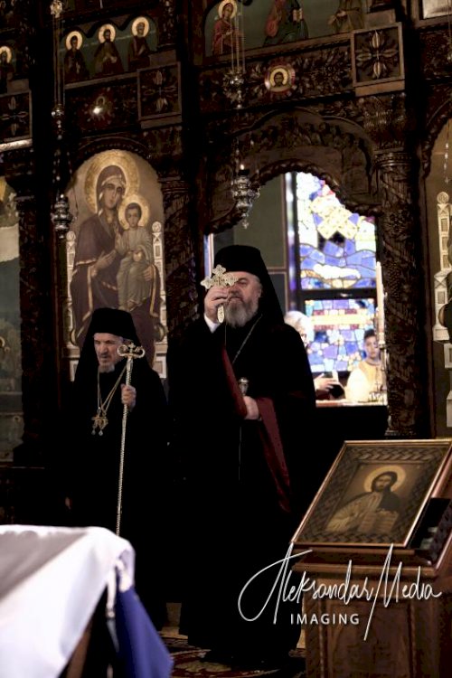 Литургијска радост поводом доласка Владике Митрофана и Владике Кирила у Виндзору