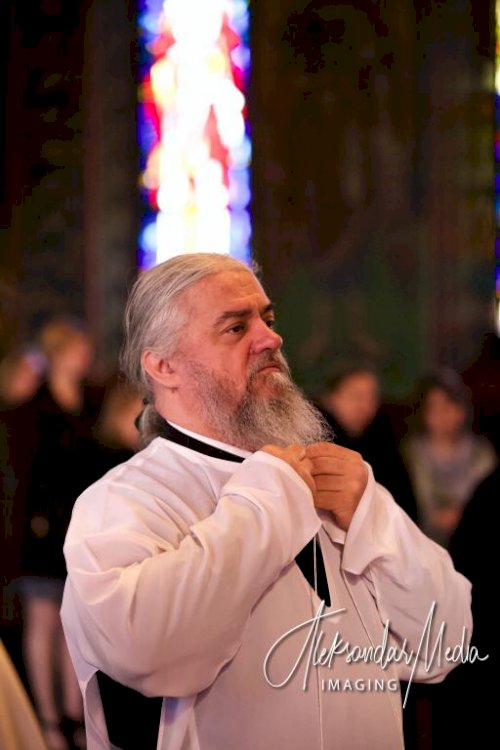 Литургијска радост поводом доласка Владике Митрофана и Владике Кирила у Виндзору