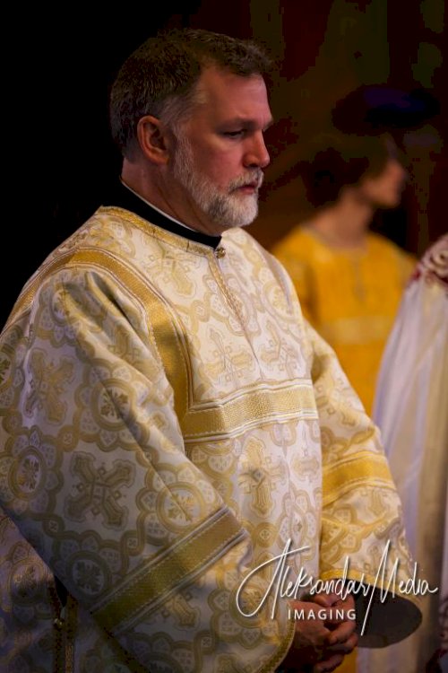 Литургијска радост поводом доласка Владике Митрофана и Владике Кирила у Виндзору