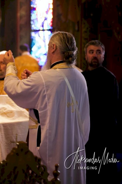 Литургијска радост поводом доласка Владике Митрофана и Владике Кирила у Виндзору