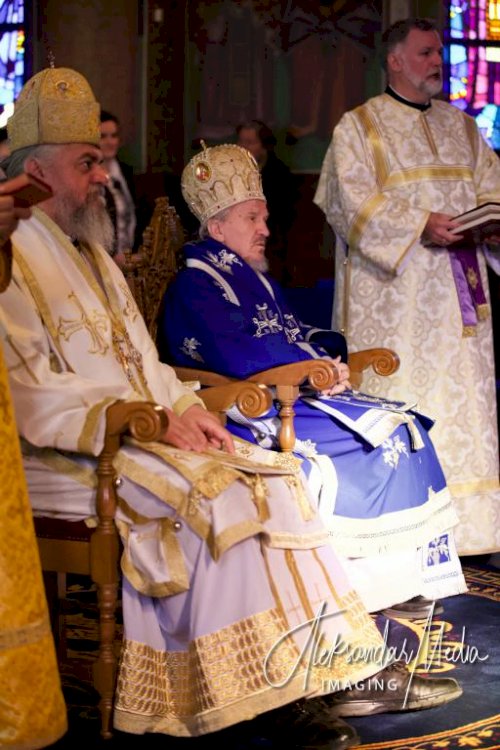 Литургијска радост поводом доласка Владике Митрофана и Владике Кирила у Виндзору