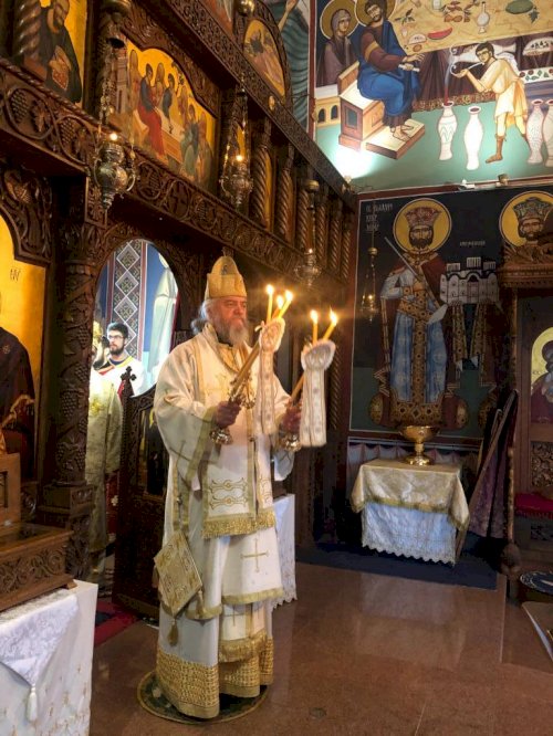 Света архијерејска Литургија у Манастиру Светог Преображења Господњег на Теодорову суботу