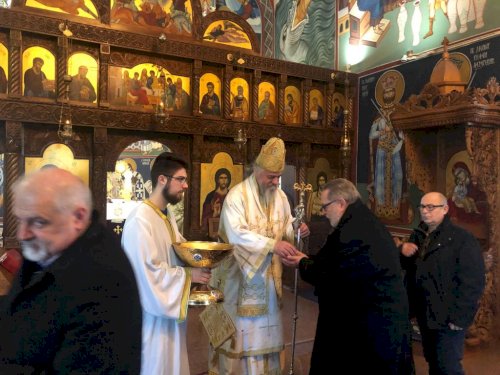 Света архијерејска Литургија у Манастиру Светог Преображења Господњег на Теодорову суботу