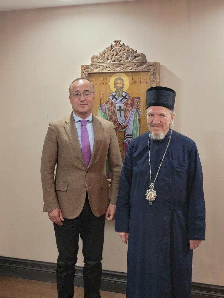 Владика Митрофан примио Њ.Е. Амбасадора Ралевића