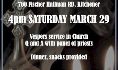 ANNOUNCEMENT: Youth Retreat in Kitchener