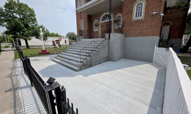 Renovation of Plateau in Front of Saint Sava Church in Winnipeg Completed