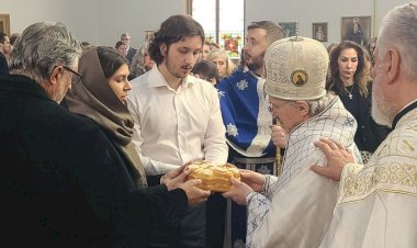 Church Slava in Whitby Celebrated with Holy Hierarchical Liturgy