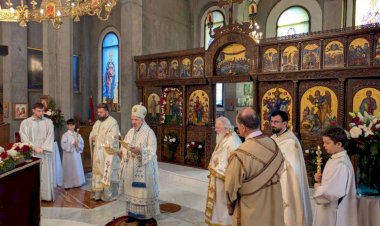 Храмовна слава у Ванкуверу прослављена Светом Архијерејском Литургијом