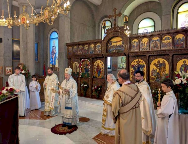Church Slava in Burnaby Celebrated with Holy Hierarchical Liturgy