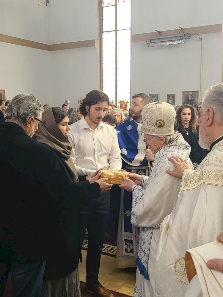 Church Slava in Whitby Celebrated with Holy Hierarchical Liturgy