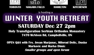 НАЈАВА: Сабор омладине у Манастиру Преображења Господњег у Милтону