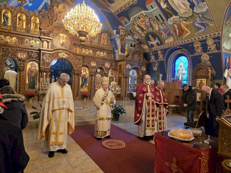 Holy Hierarchical Liturgy Celebrated at Saint Nicholas Cathedral in Hamilton