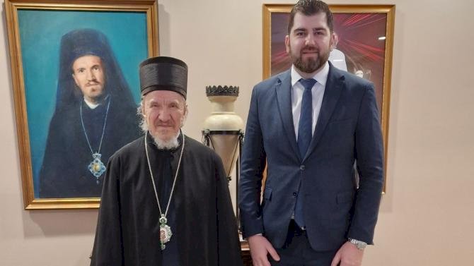 Metropolitan Mitrofan Receives Ambassador Tomasevic