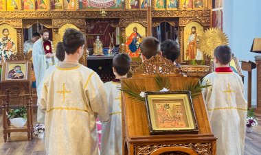 Palm Sunday Celebrated at Saint Sava Church in London