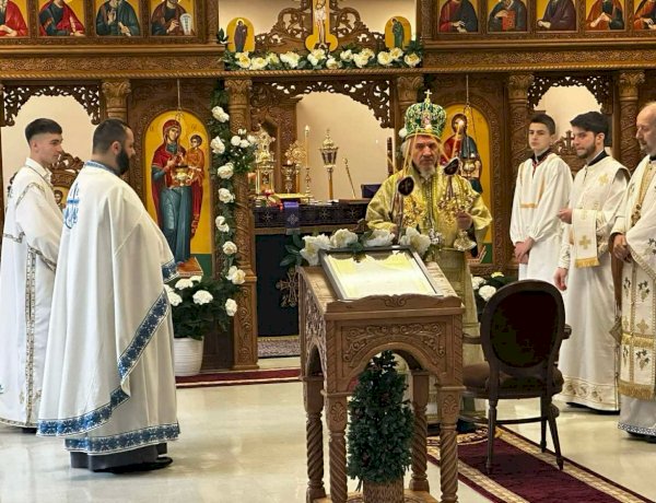 Света Архијерејска Литургија на празник Цвети у Лејкшору
