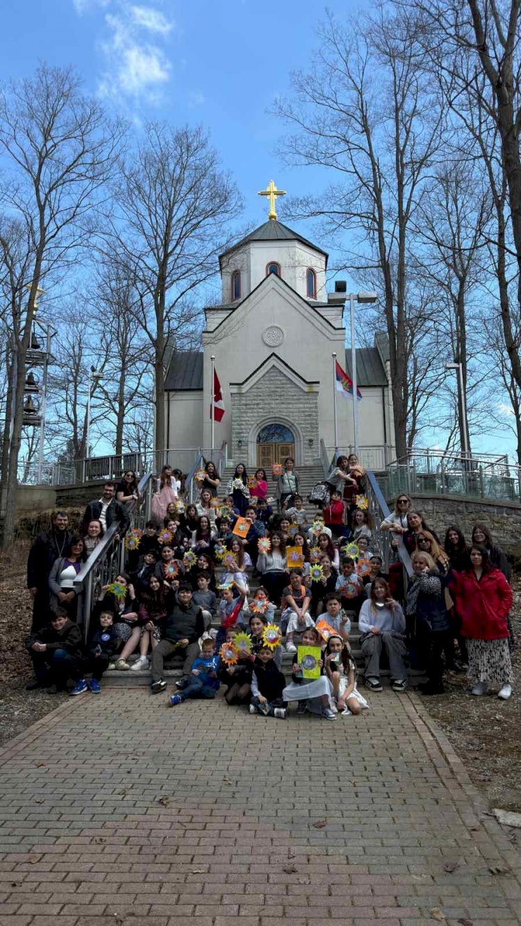 Саборовање ученика Недељне школе „Свети Пророк Илија” у Манастиру Преображења Господњег