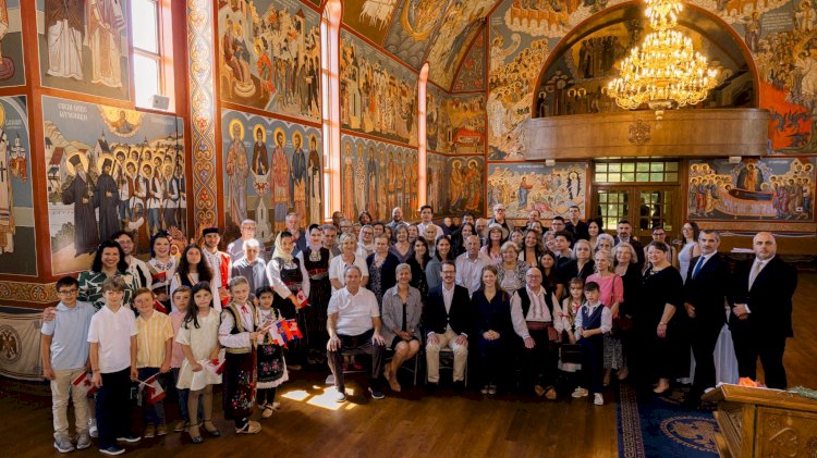 Prince Filip and Princess Danica Karadjordjevic Visited the Saint Nicholas Cathedral in Hamilton