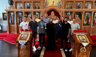 Serbia's Golden National Team Members Visited the Holy Trinity Church in Montreal